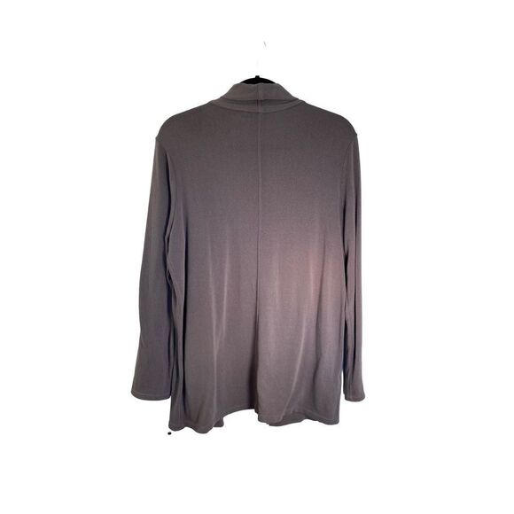 Ann Taylor women’s open front taupe long sleeve cardigan size large ￼ - Picture 3 of 4